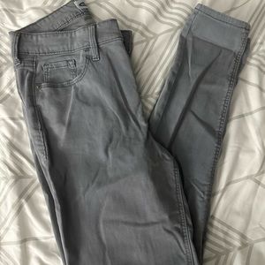 Grey Old Navy Rockstar Jeans